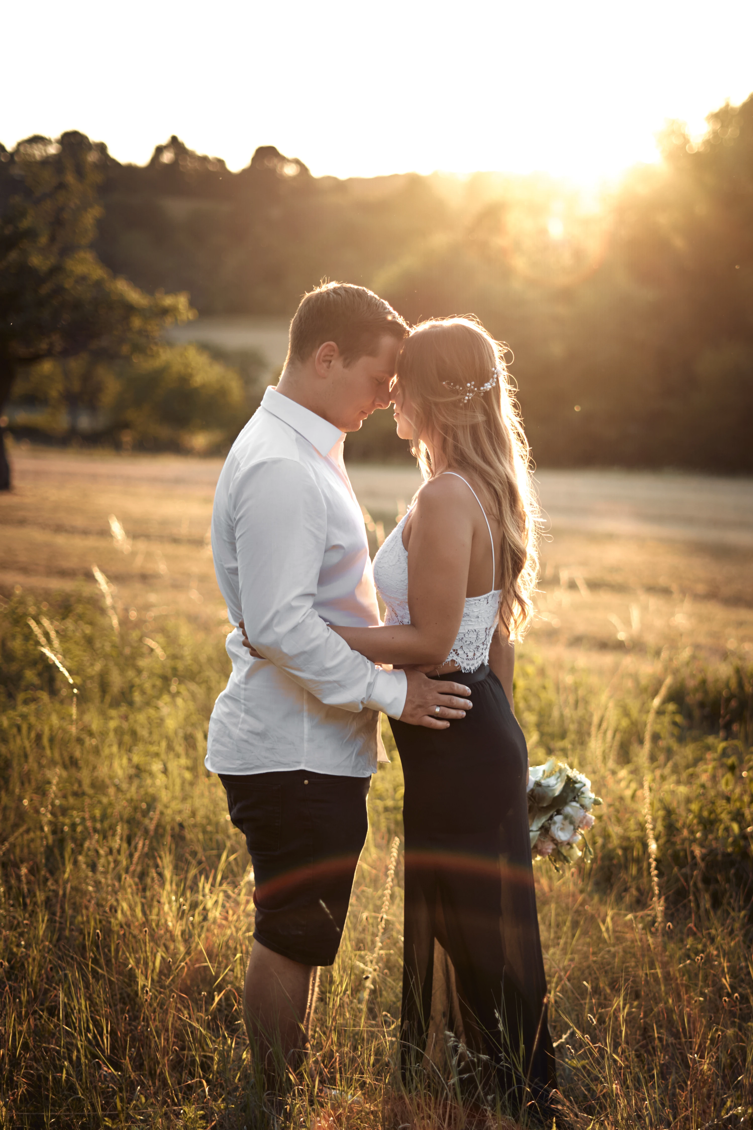 Paarshooting im Sonnenuntergang – Hochzeitsfotograf Pat Schmidt